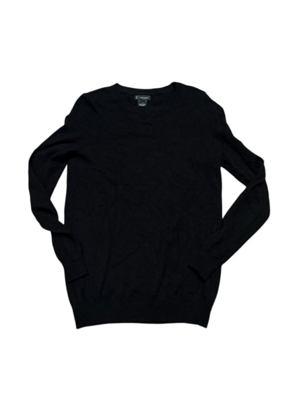 C by Bloomingdale’s black cashmere sweater s